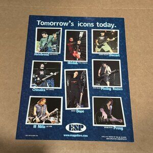 Hatebreed / Skinlab / Chimaira / Diecast / Dope - ESP Guitars - 2003 Print Ad